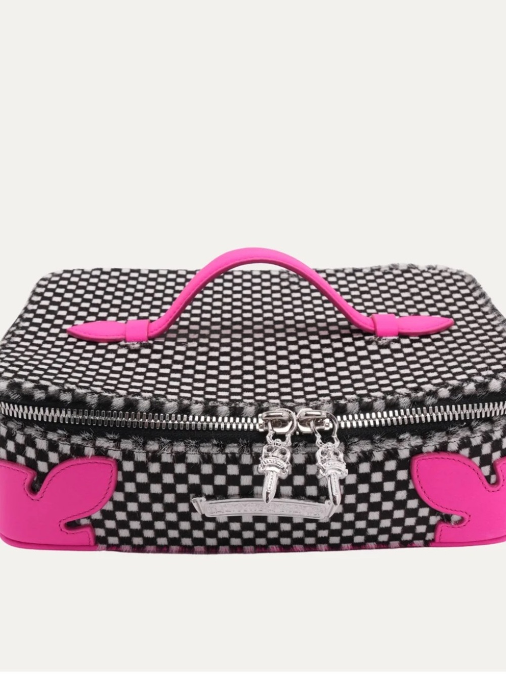 chrome hearts pony hair jewelry /cosmetic case